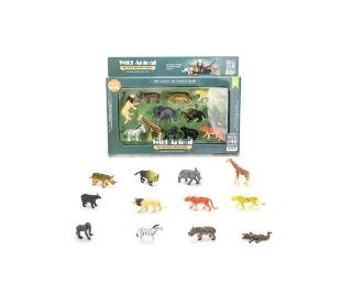 Obrázek z Zvířátka divoká figurky set 12ks 7cm, v krabičce 